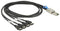 Delock - Kabel SAS mini 26pin naar 4x eSATA (SFF 8088 - 4x eSATA) 1m