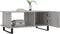 vidaXL - Salontafel - 90x50x40 - cm - bewerkt - hout - grijs - sonoma - eikenkleurig