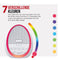 DistinQ White Noise Machine - Witte Ruis Slaaptrainer - 29 geluiden en 8 kleuren LED verlichting