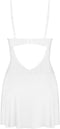 Obsessive - Alissium Chemise en String - XL/2XL - Wit