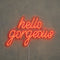 Luca Lighting Neonverlichting - Hello Gorgeous - USB-aansluiting - Rood