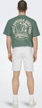 ONLY & SONS ONSPLY WHITE 9297 AZG DNM SHORTS NOOS Heren Jeans - Maat M