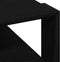 vidaXL - Salontafel - Zwart - Eiken - 59,5x59,5x40 - cm - Gefabriceerd - Hout