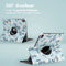 imoshion Tablet Hoes - Geschikt voor iPad Air 5 (2022) / Air 4 (2020) - 360° Draaibare Design Bookcase 2.0 - Flowers