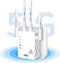 Wi-Fi Versterker - 1200Mbps Dual Band Wi-Fi Booster, Repeater en Range Extender - Versterkt Signaal tot 100m²