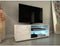 KORA Hedendaagse TV-kast met LED-verlichting wit gelakt - L 100 cm