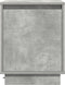vidaXL - Nachtkastje - met - LED-verlichting - Betongrijs - 39x34,5x50 - cm