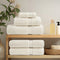 vidaXL - Gastendoekjes - SOLUND - 2 - st - 600 - g/m² - 30x50 - cm - crèmekleurig