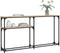 vidaXL - Wandtafel - 145x22,5x75 - cm - bewerkt - hout - sonoma - eikenkleurig