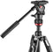 Manfrotto Befree Live - Reis-videostatiefkit - QPL Travel-hendel - Aluminium