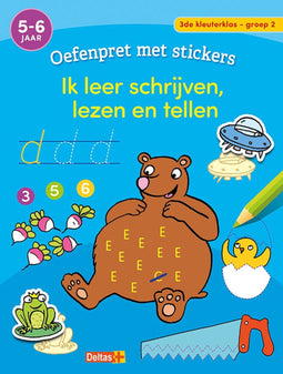 Oefenpret met stickers - Ik leer schrijven, lezen en tellen groep 2