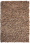 MUT - Shaggy vloerkleed - Beige - 160 x 230 cm - Leer
