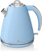 Swan Retro Waterkoker SK19020BLN - 1.5 L - 3000 Watt - Blauw