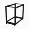 Startech.com 18U - Open frame rack - 4 stijlen verstelbare diepte - Zwart