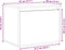 vidaXL - Wandkast - 45x30x35 - cm - massief - grenenhout - grijs