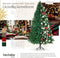 tectake® Kunstkerstboom Dasher - Dichte Kunstkerstboom met Flexibele Takken - 230 cm Groen