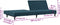 vidaXL - Slaapbank - 2-zits - fluweel - blauw