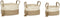 Basket spelset Home ESPRIT Natuurlijk Lichtbruin Jute Modern 41 x 30 x 33 cm (3 Onderdelen)