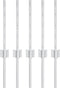 vidaXL - Hekpalen - 5 - stuks - U-Channel - 40 - cm - Gegalvaniseerd - Staal