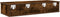 vidaXL - Wandschap - met - lades - 100x37,5x19 - cm - bewerkt - hout - gerookt - eiken