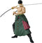 Anime Heroes-figuur - BANDAI - One Piece Zoro Style 3 zwaarden 17 cm - 16 scharnierpunten