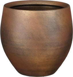 Mica Decorations Esta Bloempot - 23x23x20 cm - Terracotta - Koper