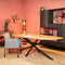 Eettafel Mia - Eetkamertafel mangohout - Eettafel ovaal 240 cm