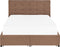 ROCHELLE - Bed opbergruimte - Bruin - 140 x 200 cm - Polyester