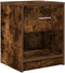 vidaXL - Nachtkastjes - 2 - st - met - lade - 40x34x50 - cm - gerookt - eikenkleurig