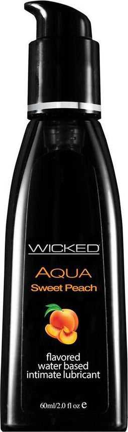 Wicked - Aqua glijmiddel perzik smaak 60 ml - 60ml