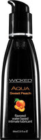 Wicked - Aqua glijmiddel perzik smaak 60 ml - 60ml