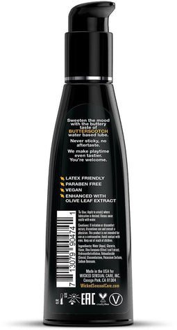 WICKED WATERBASED LUBRICANT BUTTERSCOTCH 120ML