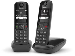 Gigaset AS690A - Duo DECT - Antwoordapparaat - Zwart (2 stuks)