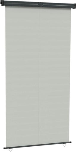vidaXL - Balkonscherm - 145x250 - cm - grijs
