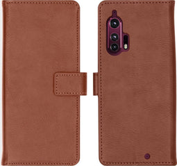iMoshion Hoesje Geschikt voor Motorola Edge Plus Hoesje Met Pasjeshouder - iMoshion Luxe Bookcase - Bruin