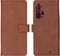 iMoshion Hoesje Geschikt voor Motorola Edge Plus Hoesje Met Pasjeshouder - iMoshion Luxe Bookcase - Bruin