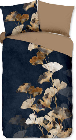 Good Morning Dekbedovertrek - Ginkgo bladeren - 100% katoen - Multi - (200x200 cm) (2 stuks)