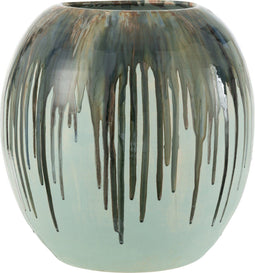 J-Line bloempot Verf Strepen - keramiek - mix - large