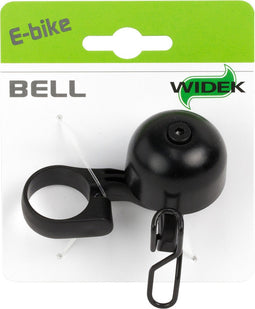 Widek E-bike bel all-black messing op kaart