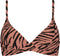 Beachlife Rose Zebra - BH-fit bikinitop met beugel - Maat 80E - Dierenprint