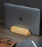Oakywood Laptop Dock - Massief Eiken - Echt Hout Verticale MacBook/Laptop Standaard - Clean Desk Design