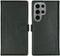 Selencia Samsung Galaxy S24 Ultra - Echt Lederen Bookcase - 3 Pashouders - Groen