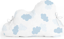 Wiegbeschermer HappyFriday Basic Kids Clouds Blauw 60 x 40 cm
