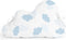Wiegbeschermer HappyFriday Basic Kids Clouds Blauw 60 x 40 cm