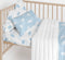 Wiegbeschermer HappyFriday Basic Kids Clouds Blauw 60 x 40 cm