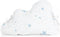 Wiegbeschermer HappyFriday Basic Kids Little star Blauw 60 x 40 cm