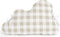 Wiegbeschermer HappyFriday Basic Kids Vichy Beige 60 x 40 cm