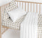 Wiegbeschermer HappyFriday Basic Kids Vichy Beige 60 x 40 cm