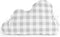 Wiegbeschermer HappyFriday Basic Kids Vichy Grijs 60 x 40 cm