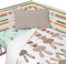 Wiegbeschermer HappyFriday Moshi Moshi Rabbit family Multicolour 210 x 40 cm